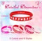 42pcs Valentine's Day Party Favors Silicone Bracelets Pink Red Love Heart Rubber Wristbands Accessories for Kids Adults